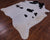 SUPER SALE Black & White Natural Cowhide Rug - XX-Large 8' 4"H x 7' 0"W