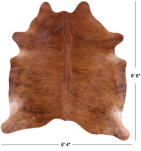 Thumbnail for SUPER SALE Brindle Natural Cowhide Rug - X-Large 6' 8