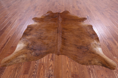 SUPER SALE Brindle Natural Cowhide Rug - X-Large 6' 8