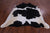 SUPER SALE Black & White Natural Cowhide Rug - XX-Large 8' 3"H x 7' 0"W