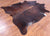 SUPER SALE Dark Brindle Natural Cowhide Rug - XX-Large 8' 3"H x 7' 6"W