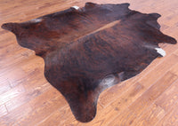 Thumbnail for SUPER SALE Dark Brindle Natural Cowhide Rug - XX-Large 8' 3