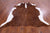 SUPER SALE Brown & White Natural Cowhide Rug - XX-Large 7' 7"H x 6' 5"W