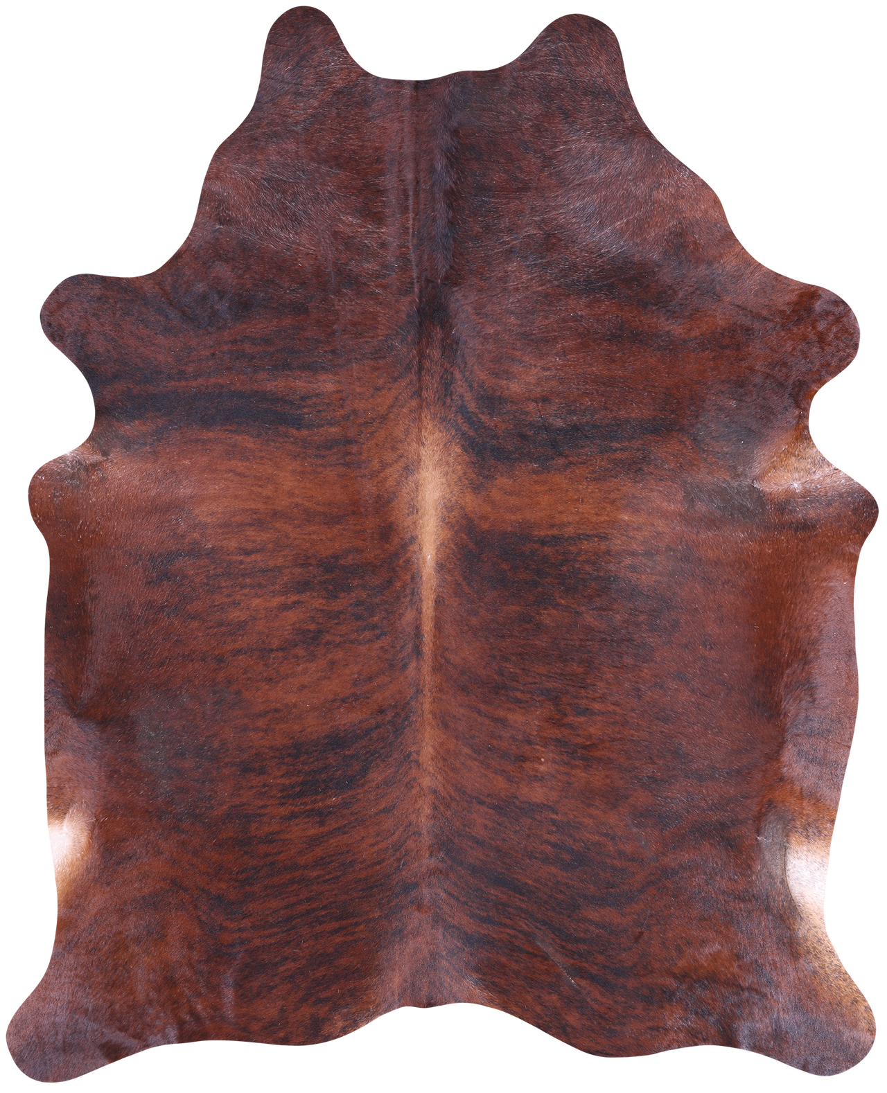 SUPER SALE Brindle Natural Cowhide Rug - X-Large 7' 3"H x 5' 10"W