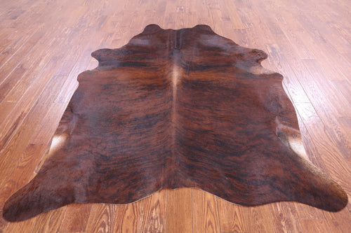 SUPER SALE Brindle Natural Cowhide Rug - X-Large 7' 3