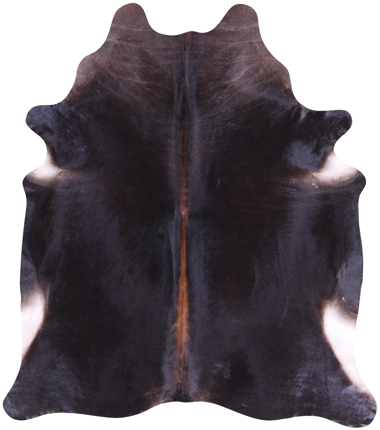 SUPER SALE Dark Brown Natural Cowhide Rug - XX-Large 7' 8"H x 6' 7"W