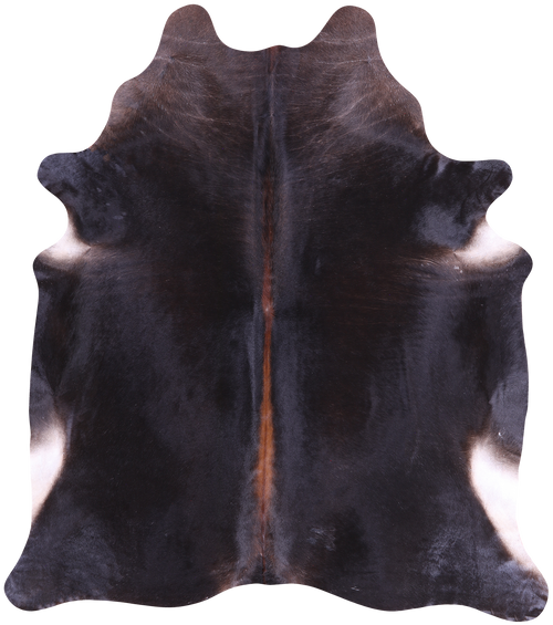 SUPER SALE Dark Brown Natural Cowhide Rug - XX-Large 7' 8