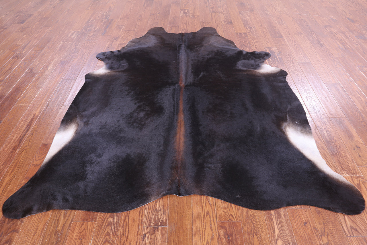 SUPER SALE Dark Brown Natural Cowhide Rug - XX-Large 7' 8"H x 6' 7"W