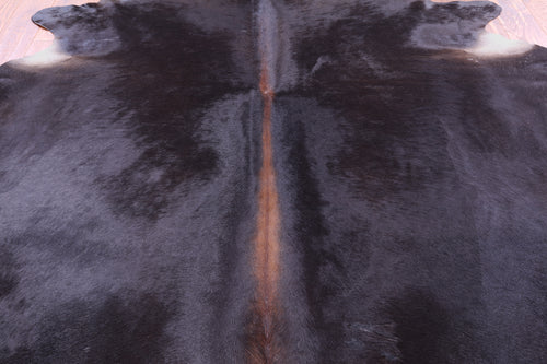 SUPER SALE Dark Brown Natural Cowhide Rug - XX-Large 7' 8