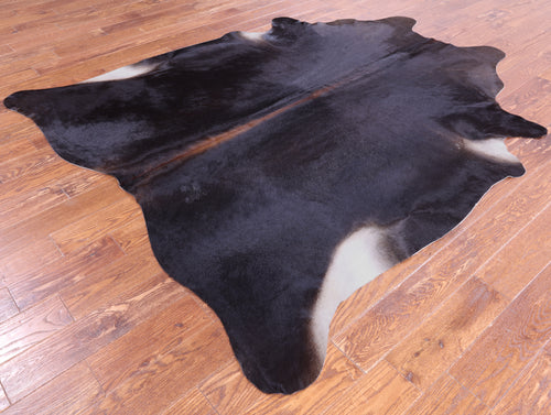 SUPER SALE Dark Brown Natural Cowhide Rug - XX-Large 7' 8