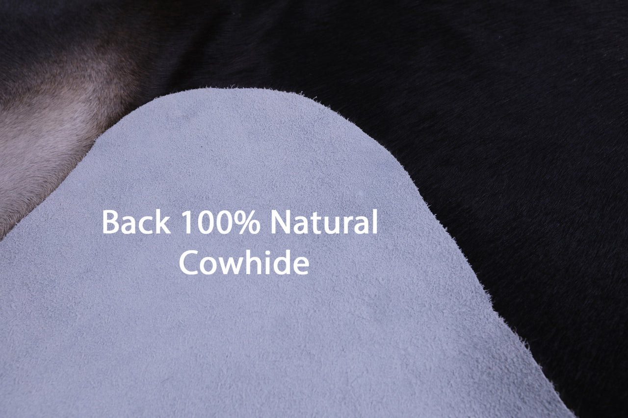 SUPER SALE Dark Brown Natural Cowhide Rug - XX-Large 7' 8"H x 6' 7"W