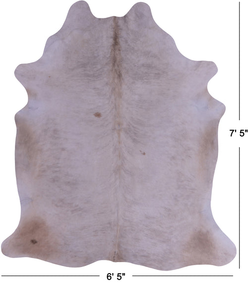 SUPER SALE Beige Natural Cowhide Rug - XX-Large 7' 5
