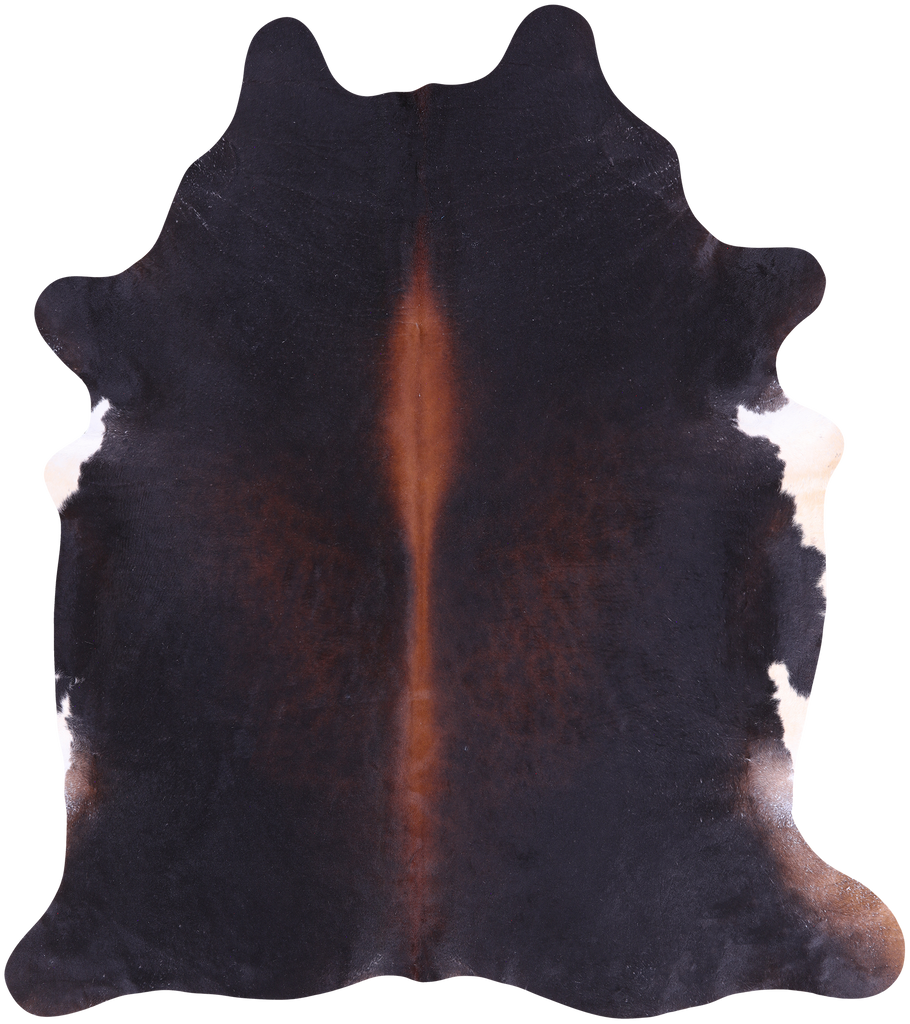 SUPER SALE Dark Brown Natural Cowhide Rug - XX-Large 7' 6"H x 6' 6"W