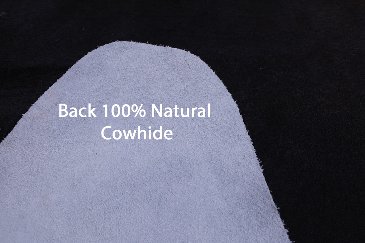 SUPER SALE Dark Brown Natural Cowhide Rug - XX-Large 7' 6"H x 6' 6"W