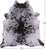 SUPER SALE Brown Salt & Pepper Natural Cowhide Rug - XX-Large 7' 9"H x 7' 0"W