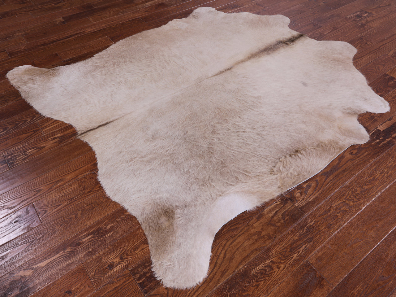 SUPER SALE Champagne Natural Cowhide Rug - X-Large 6' 10"H x 6' 0"W