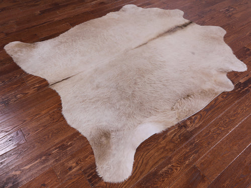 SUPER SALE Champagne Natural Cowhide Rug - X-Large 6' 10