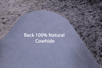 Thumbnail for SUPER SALE Black Salt & Pepper Natural Cowhide Rug - XX-Large 7' 10