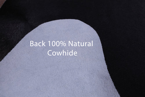 SUPER SALE Black Natural Cowhide Rug - XX-Large 8' 0