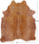 Gazelle Deer Animal Print Natural Cowhide Rug - X-Large 6' 10"H x 5' 7"W
