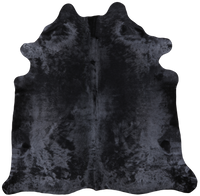 Thumbnail for Black Dyed Cowhide Natural Cowhide Rug - XX-Large 7' 5