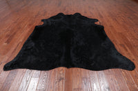 Thumbnail for Black Dyed Cowhide Natural Cowhide Rug - XX-Large 7' 5