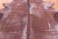 Thumbnail for Brown Dyed Cowhide Natural Cowhide Rug - Large 6' 6