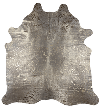 Thumbnail for Gold Metallic Natural Cowhide Rug - XX-Large 7' 7