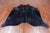 Navy Blue Dyed Cowhide Natural Cowhide Rug - X-Large 6' 8"H x 6' 3"W