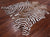 Brown Zebra Animal Print Natural Cowhide Rug - Large 6' 7"H x 6' 0"W