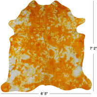 Thumbnail for Dyed Cowhide Natural Cowhide Rug - X-Large 7' 2