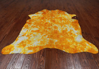 Thumbnail for Dyed Cowhide Natural Cowhide Rug - X-Large 7' 2