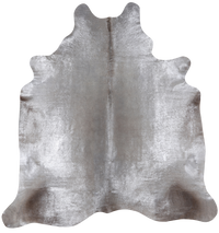 Thumbnail for Silver Dyed Cowhide Natural Cowhide Rug - X-Large 7' 1