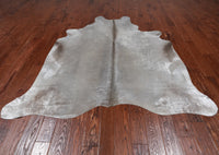 Thumbnail for Silver Dyed Cowhide Natural Cowhide Rug - X-Large 7' 1