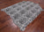 Black Zebra Animal Print Natural Cowhide Rug - XX-Large 8' 0"H x 6' 1"W