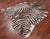 Brown Zebra Animal Print Natural Cowhide Rug - XX-Large 7' 6"H x 6' 5"W
