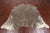 Gold Metallic Animal Print Natural Cowhide Rug - X-Large 7' 1"H x 6' 1"W