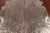 Gold Metallic Animal Print Natural Cowhide Rug - X-Large 7' 1"H x 6' 1"W