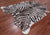 Brown Zebra Animal Print Natural Cowhide Rug - XX-Large 8' 0"H x 6' 9"W