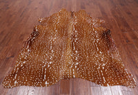 Thumbnail for Gazelle Deer Animal Print Natural Cowhide Rug - X-Large 7' 3