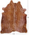 Gazelle Deer Animal Print Natural Cowhide Rug - X-Large 7' 3"H x 5' 9"W