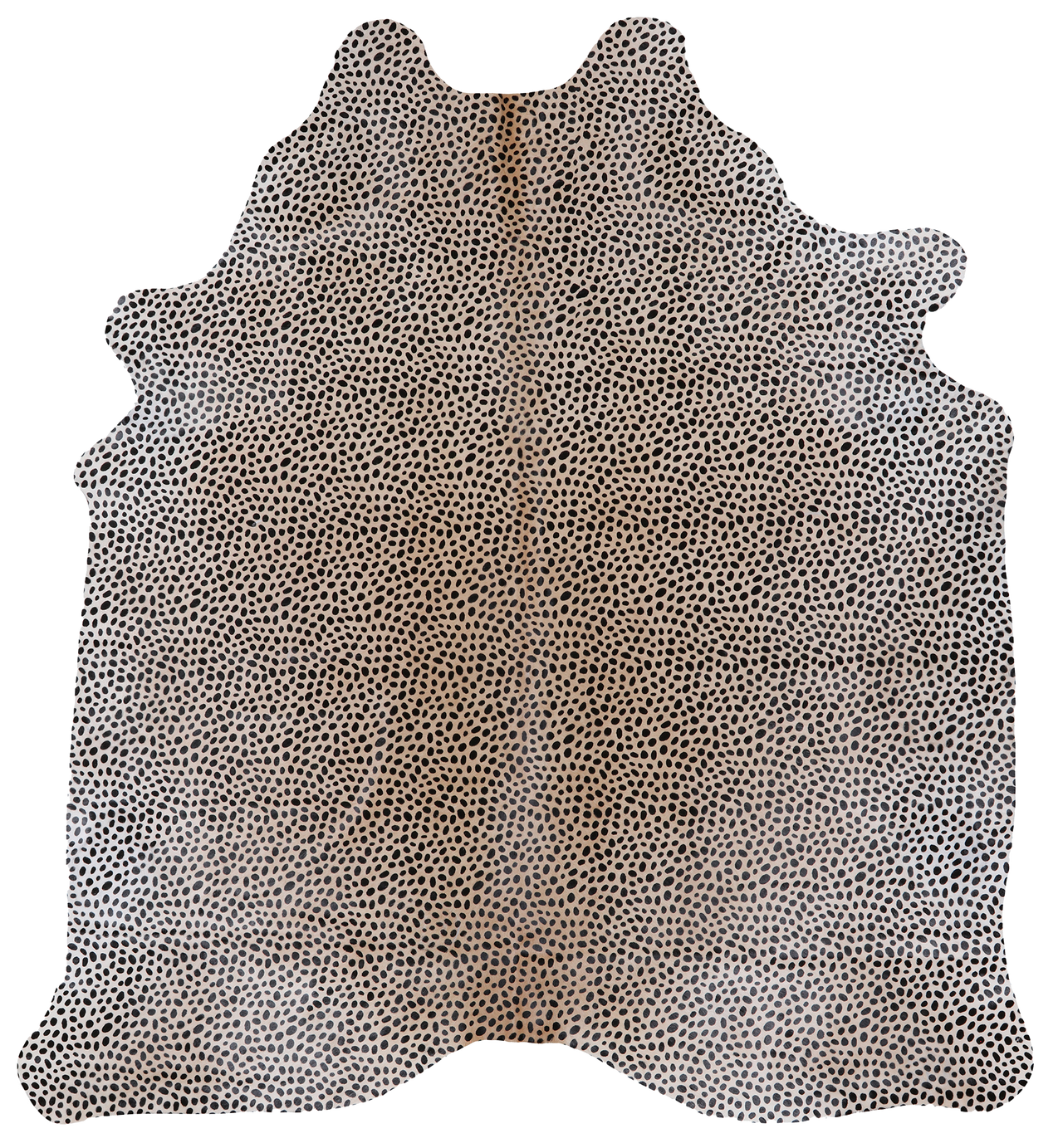 Cheetah Animal Print Natural Cowhide Rug - X-Large 7' 0"H x 6' 1"W