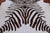 Brown Zebra Animal Print Natural Cowhide Rug - XX-Large 7' 11"H x 6' 6"W