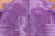 Purple Dyed Cowhide Natural Cowhide Rug - X-Large 6' 8"H x 6' 8"W