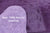 Purple Dyed Cowhide Natural Cowhide Rug - X-Large 6' 8"H x 6' 8"W
