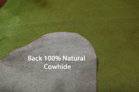 Thumbnail for Green Dyed Cowhide Natural Cowhide Rug - XX-Large 7' 7