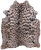 Leopard Animal Print Natural Cowhide Rug - XX-Large 7' 7"H x 6' 2"W
