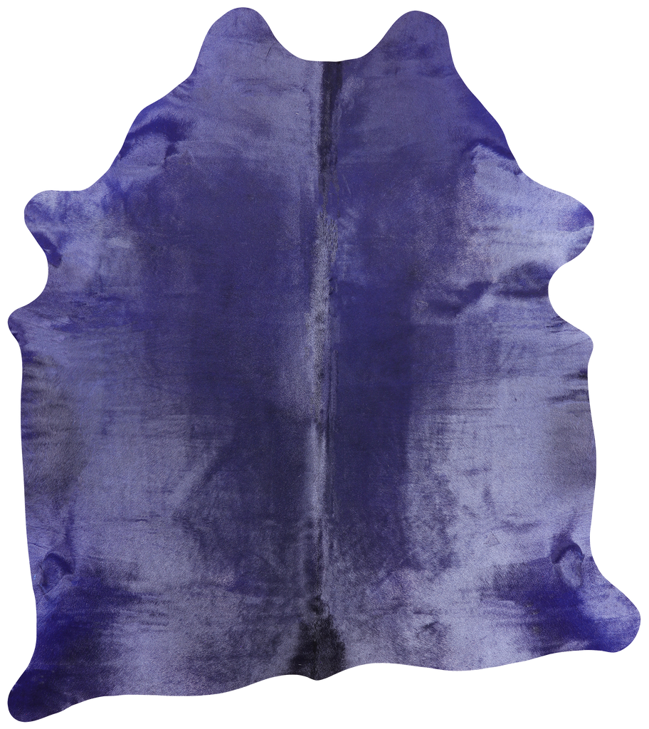 Dyed Cowhide Natural Cowhide Rug - X-Large 7' 0"H x 6' 2"W