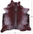 Burgundy Dyed Cowhide Natural Cowhide Rug - XX-Large 8' 0"H x 7' 3"W