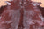 Burgundy Dyed Cowhide Natural Cowhide Rug - XX-Large 8' 0"H x 7' 3"W
